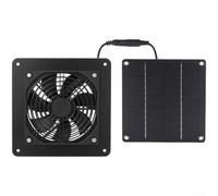 12 V pour 3 W à énergie solaire pour mini ventilateur de ventilation pour | Ventilateur d'extraction pour mini ventilateur de ventilation à énergie solaire 12 V pour cabanes pour animaux de compagnie