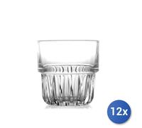 12 Verres En Verre Transparent Everest Pour Rocks Bormioli Luigi CL26,6
