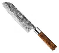 12 Vg10 Couteau Santoku 18cm - Forged