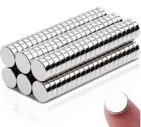 120 aimants en néodyme 10 x 3 mm - Petits aimants ronds très puissants - Particulièrement puissants pour les tableaux magnétiques, les tableaux d'affichage et les réfrigérateurs