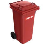 120 litres Sulo poubelle, poubelle, poubelle à déchets, grande poubelle rouge