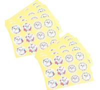 120 Pcs Gommettes 3.8 cm Rondes Autocollant Personnalisé Merci pour Cadeaux