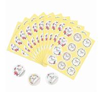 120 Pcs Merci Autocollants Ronds 3.8 cm, Bekecidi Étiquettes Autocollantes pour Cadeaux, Mariage, Anniversaire, Merci Stickers, Gommettes Adhésives Et DéCorations De FêTe