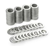 120 Pièces 10 x 15 x 1,5 MM Rondelles Metal Joint Bouchon Vidange Circlips | Acier Inoxydable Entretoise Anneaux de Fixation pour Porte de Chambre Standard Vis et Écrous Boulons