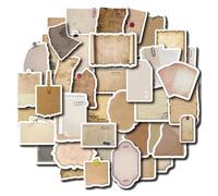 120 Pièces Autocollants Vintage, Autocollants Esthétiques, Autocollant Rétro, Rétro Aesthetic Stickers en Vinyle pour DIY Album Journal Cahier Photo