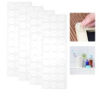 120 Pièces Ruban Double Face 20mm Transparent Rond Points Adhésifs Scratch Autocollant Adhésif Amovible Multi-usages Sans Trace pour Décorations de Fête, Bricolage, Maison
