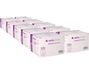 120 piles au lithium AGFAPHOTO CR123A, 3V, 1300 mAh – Emballage en blister – Marque Blisterware