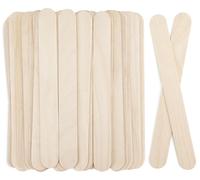 120 spatules en bois, bâtonnets pour glaces, dimensions : 150 x 18 x 1,6 mm