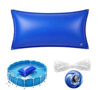120 x 240cm Coussin d'air de Piscine, Flotteur Hivernage Piscine Rectangle | Coussin de Piscine avec Corde de 15 m, Soupape de Sécurité & Double Couture, pour la Plupart des Piscines Spas Fontaines