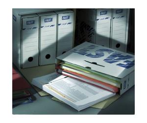 1200 Boites D'Archivage Fast D15 Manuel Blanc/Bleu Sur Palette
