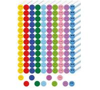 1200 Pièces 10 Feuilles Stickers Smiley, Gommettes Smile Autocollant Enfant, Gommettes Enfant Autocollant Mini Émoticônes Coloré, Stickers Enfants Récompenses Comportement(A)