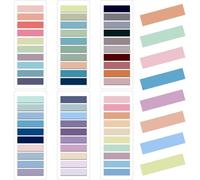 1200 Pièces Marque Page Adhesif,Transparent Onglets D'index,Index Tabs,Notes Autocollantes Colorées,Marqueurs Adhésifs Sticky Tabs Pour La Maison/École/Bureau