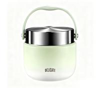 1200ml Récipient Isotherme pour Aliments avec Couvercle & Cuillère, Boîte Alimentaire Repas Chaud en Acier Inoxydable, Gamelle Soupe Thermos Anti-Fuite, Box Lunch Maintien pour Ecole, Camping, Bureau