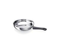 BEKA Poêle inox Polo 28 cm – 18/10, sans revêtement, sans PFAS, fond 3 couches, induction