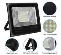 120W 150LED Projecteur led Exterieur Puissant 9000lm Eclairage Exterieur Mural Led Jardin Spot Led Jardin .