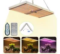 120W Lampe pour plantes à spectre complet,Lampe de culture Led pliable 728LEDs,Lumière pour plantes à intensité variable, lampe de croissance 10000lm 3mode Timer Plantes d'intérieur Serre