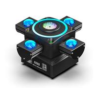 120W Lyre LED Projecteur à 4 bras Faisceau Lumineux Lavage Zoom Effet avec éclairage DJ Mixte Contrôlé par DMX pour Fête de Mariage, Discothèque, KTV, Club de Mariage