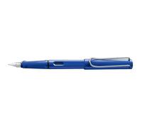 Lamy Stylo à plume Safari – plume M en acier – bleu – rechargeable