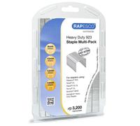 [1246] RAPESCO Boite de 3200 Agrafes mélangées Type 923 8-10-12 et 13 mm, 800...