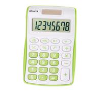 Genie Calculatrice 120 B – 8 chiffres – Dual Power (pile et solaire) – design compact vert
