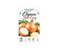 125 graines d oignon ailsa craig - saveur douce - gros jaune