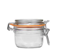 125 ml bocal à fermeture mécanique 'Le Parfait Super Terrine', ouverture : fermeture à levier métallique