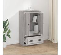 (12550)Meuble rangement - Buffet haut - contemporain - sonoma gris 60x35 5x103 5 cm bois d'ingénierie poid:27.82 kg