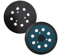 125mm Plateau de Ponçage 8 Trous pour Makita BO5041, Tampon de Remplacement | Plateau Ponceuse Excentrique 5 pouces, pour BO5021 BO5031 BO5041 M9204, pour DeWalt DW420 DW421, avec 3 Trous de Vis