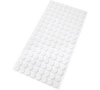 128 X Felt Gliders / White / Diameter 12 Mm / Round / 1.5 Mm Thick / Self-Adhesive Gliders Of Optimal Quality