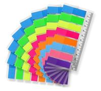 1280pcs Onglets D'index,Marque Page Adhesives,Feuilles Notes Autocollantes. Convient Pour Le Marquage Des Livres,Les Marques De Lecture,Les Notes Et Ainsi De Suite.¿Rectangulaires¿