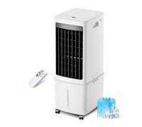 12L Refroidisseur D'Air 3 In 1 avec TéLéCommande, 3 Vitesses, Minuterie 7.5h, Climatiseur Mobile Portables, Refroidisseurs éVaporation pour Maison, Bureau, pour Un Espace De 5 à 10 M²
