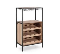12P Isaac Noir 51X91H Armoire à bouteilles