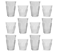 12pc Duralex Picardie Verres à Whisky & Gobelets Clair Jus Cocktail