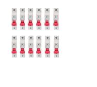12pcs 1P MCB Miniature Circuit Breaker Din Rail Breaking Capacity 6A/10A/16A/20A/25A/32A/40A/50A/63A AUOQKQUT(20A)