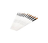 12pcs dessin pinceau ensemble art gouache aquarelle Outils de peinture à l'huile de couleur (02) G