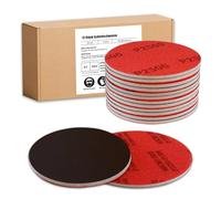12Pcs Disque Abrasif 150mm, Kit Cale à Poncer Grain 180 à 2500, Papier à Poncer Sec et Humide Éponge de Ponçage pour Bois, Métal, Meubles, Modèle de Construction