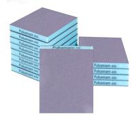 12PCS Eponge Abrasive Sec & Humide Papier de Verre 400 Grain éponge a poncer de Grossier à Fin Papier a Poncer Carrosserie, Bois, Métal, Placo, Plastique, Mur