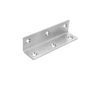 12pcs Équerre d'assemblage renforcée Inox corniere acier équerre d'assemblage -acier équerre d'angle en acier inoxydable en forme de L pour pour Fixation et Réparation Meuble (8 x 2 x 2 cm)