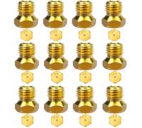 12Pcs Gicleur gaz Butane Universels pour plaque de cuisson au gaz naturel GPL, jets, buses et injecteurs 2x (0.5-0.7-0.8-0.9-0.95-1.1)