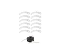 12pcs Lames débroussailleuse -- Nylon blanc 101x40mm - Pour Makita DUR189/368A - Jardinage