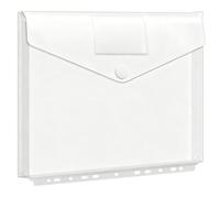 12Pcs Pochette Document A4, Pochettes Classeur Extensibles avec 11 trous | Transparente et Imperméable, pour l'organisation de Documents