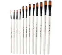 12pcs Tong Peak Dessin Brosse Stylo Ensemble Gouache Art Outils de peinture à l'huile de couleur de l'eau (Tong)