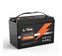 12V 100Ah LiFePO4 Batterie au lithium 15,000 cycles profonds pour RV marine