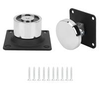 12V-24V Maintien de porte électromagnétique 132,3 lb Puissant dispositif d'arrêt à ventouse pour portes en bois et en fer