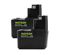 12V 4000mAh NI-MH Batterie pour Bosch GSR 12VES-2 PSR 120 PSR 12VES-2 PSB 12VSP-2 GBM12V GLI 12V GSB 12 VSE-2 GSR12V Remplace 2607335244 2607335039 2607335054 2607335055 2607335071 (2 pièces)