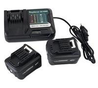 12V 4000mah remplacer la Batterie 2pcs BL1041B avec Un Chargeur DC10WD pour makita BL1021B BL1016 TL064D TL064DZ TW161D TW161DZ TM30D TM30DZ DF333D DF0333D