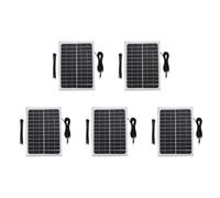 12V Sortie DC Panneau Solaire Monocristallin 15W 24 5 Rendement