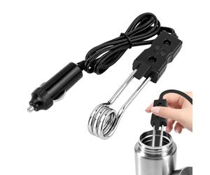 12v Thermoplongeur Voiture, Mini Chauffe-Eau D'immersion De Voiture | Chauffe Rapide, Compact Et Léger, Sécurité Intégrée, Polyvalent, Accessoires De Camping
