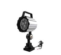 12W 110V-220V, lampe de travail polyvalente réglable,IP68 lampe de travail à LED pour tour, fraiseuse CNC, perceuse, alliage d'aluminium, bras court (12)