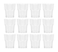 12x 260ml Plastique Réutilisable Gobelets Vin Fête Mariage BBQ Verres à Boire